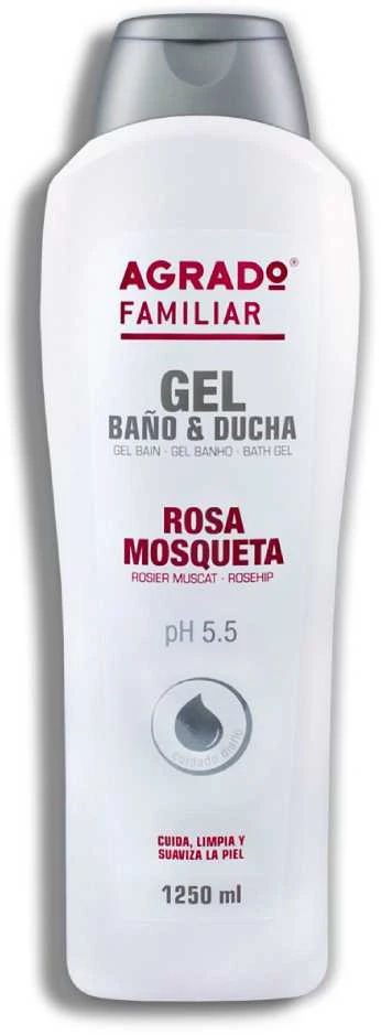 "Agrado Familiar" dušo ir vonios gelis "Rosehip" 1250ml