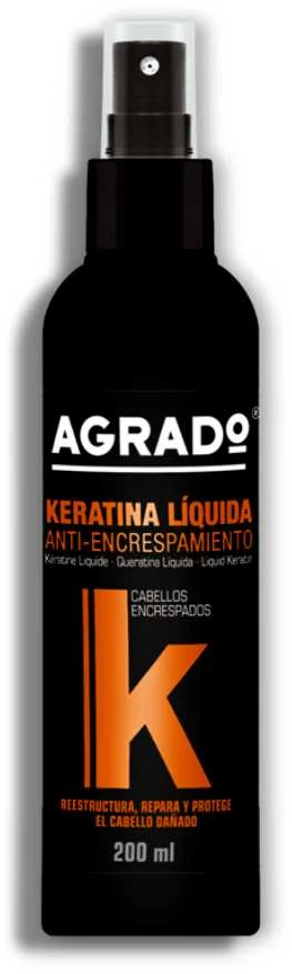 „Agrado Minkštinantis ir glotninantis Liquid Keratin 200" Purškiklis su keratinu