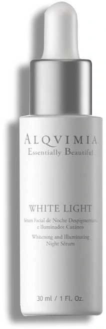 "Alqvimia Baltas Light" naktinis veido serumas, šviesinantis ir depigmentuojantis 30ml