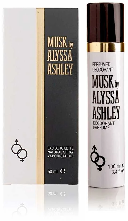 Tualetinis vanduo Alyssa Ashley Musk Eau De Toilette Purškiklis 50ml rinkinys moterims 2 vnt