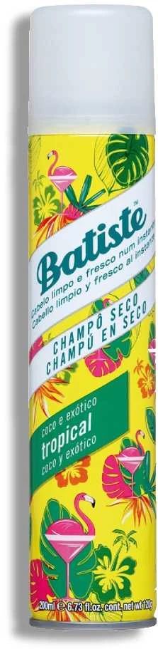 Sausas šampūnas plaukams Batiste Coconut &amp; Exotic Tropical Sausas šampūnas 200ml