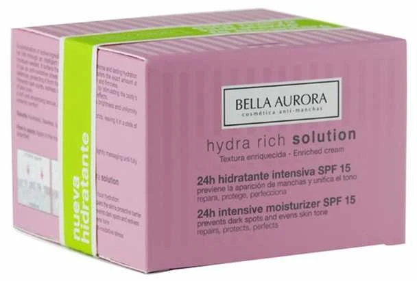 Kremas nuo rudų dėmių Bella Aurora Hydra Rich (50 ml)