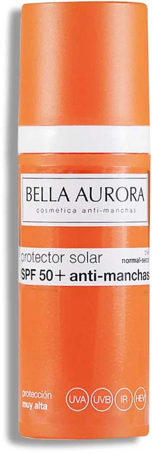 Saulės kremas nuo rudų dėmių Spf +50 Bella Aurora 3076 50+ (50 ml)