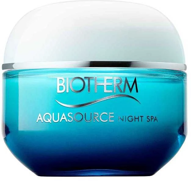 Biotherm Aquasource Night Spa naktinis veido kremas-kaukė, 50 ml