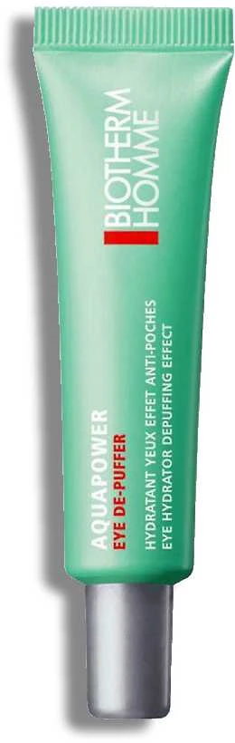Biotherm Homme Aquapower Eye Hydrator Depuffing Effect vėsinantis paakių gelis vyrams, 15 ml