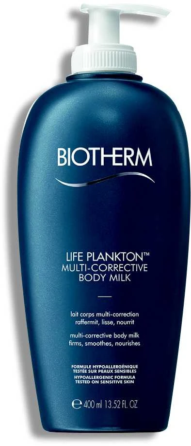 Biotherm Life Plankton Multi-Corrective Body Milk odos drėgmės lygį atkuriantis kūno pienelis, 400 ml