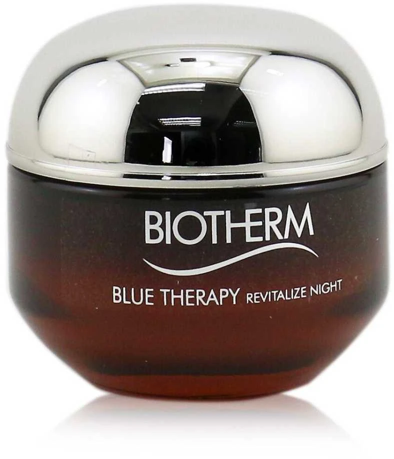 Biotherm Mėlyna Therapy Amber Algae Revitalize Night Skin Kreminis naktinis veido kremas, 50 ml