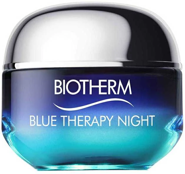 Biotherm Mėlyna Therapy Night Skin Kreminis jauninantis naktinis veido kremas, 50 ml