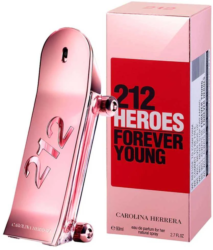Kvepalai moterims Carolina Herrera 212 Heroes For Her EDP, 80 ml