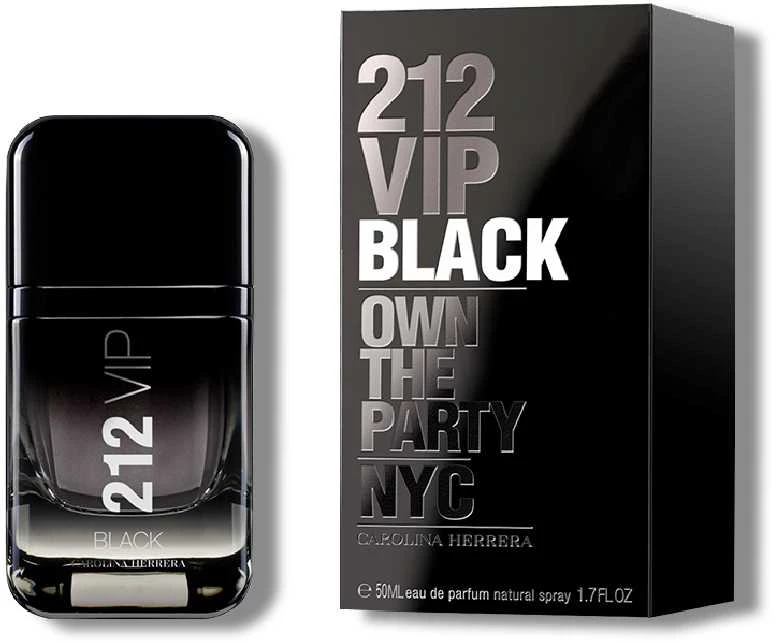 Kvepalai vyrams Carolina Herrera 212 VIP Black EDP, 50 ml