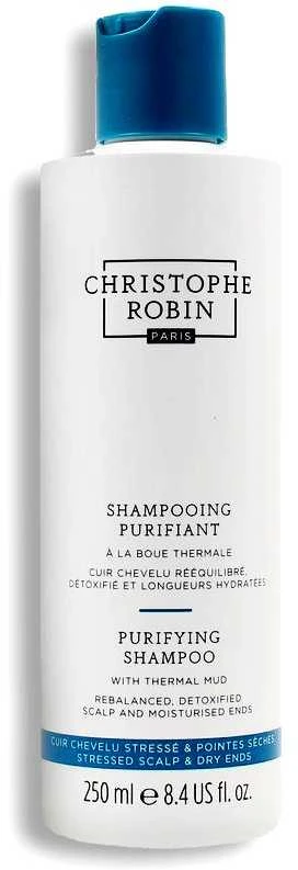Christophe Robin Purifying Šampūnas With Thermal Mud valomasis plaukų šampūnas 250ml