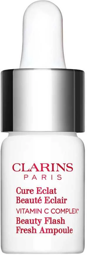 Clarins Beauty Flash Fresh Ampoule skaistinantis serumas veidui su vitaminu C, 8 ml