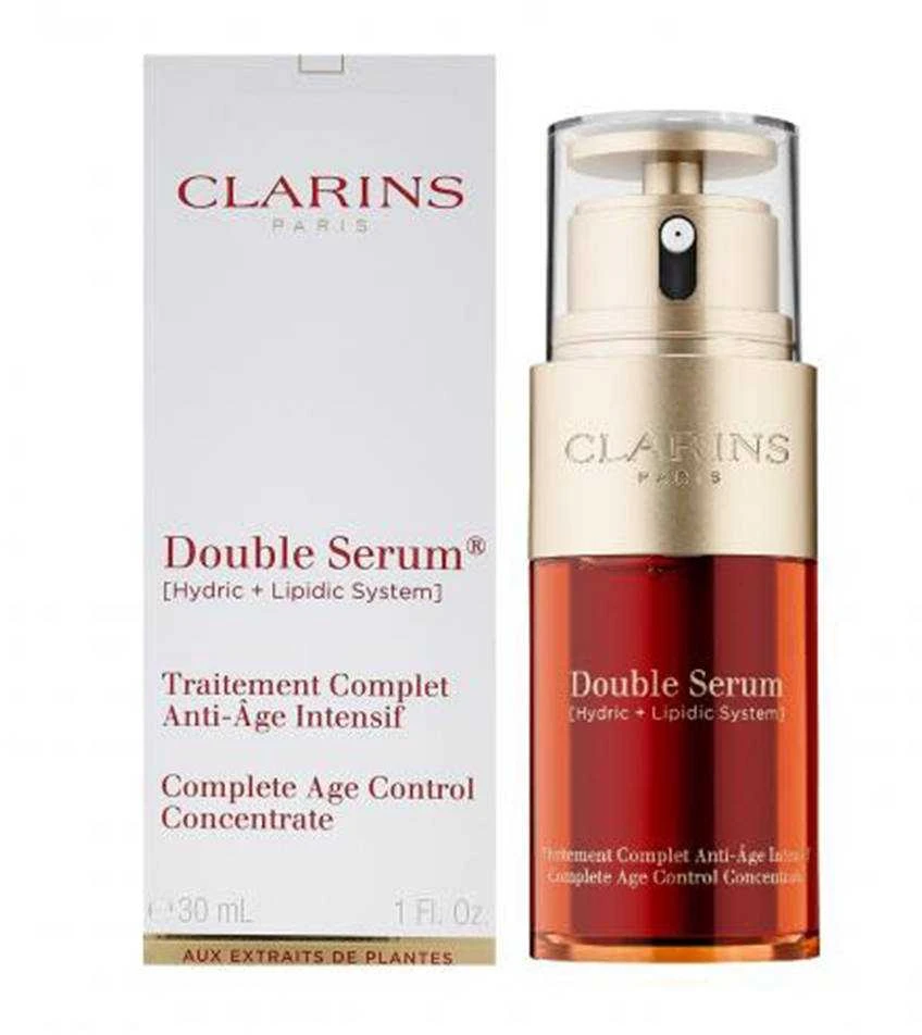 „Clarins“ dvigubas veido senėjimą stabdantis serumas, 30 ml