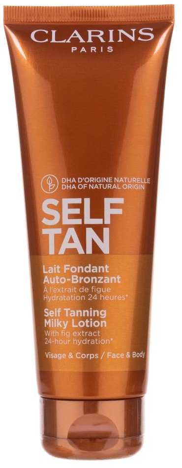 Clarins savaiminio įdegio pieniškas losjonas, 125 ml