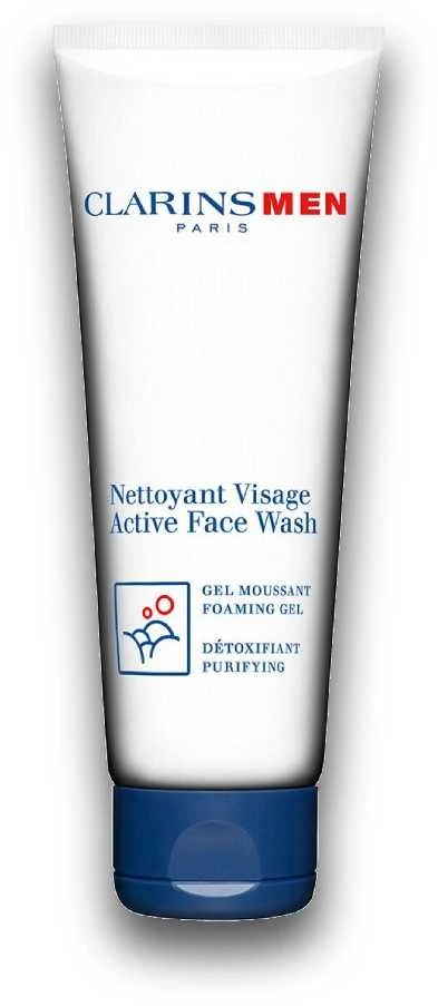 "Clarins" valomasis putojantis gelis vyrams vyrams ("Active Face Wash") 125 ml