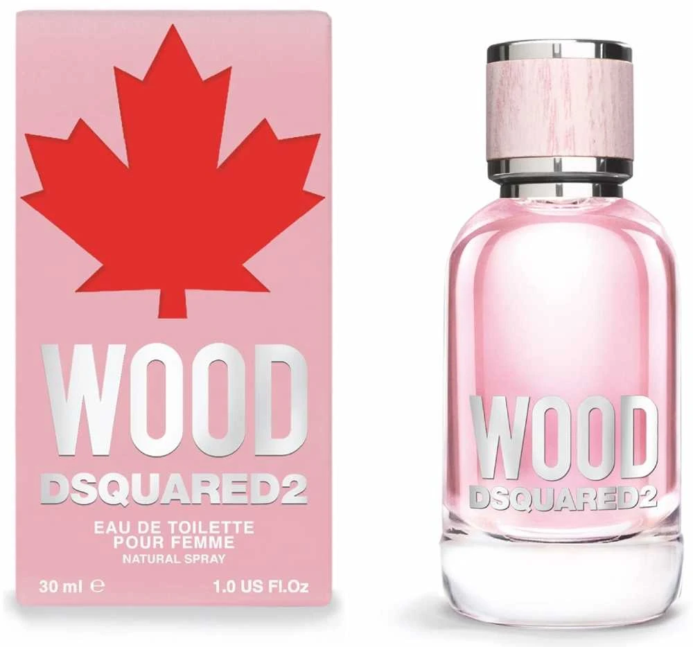 Dsquared2 Wood EDT tualetinis vanduo moterims, 30 ml