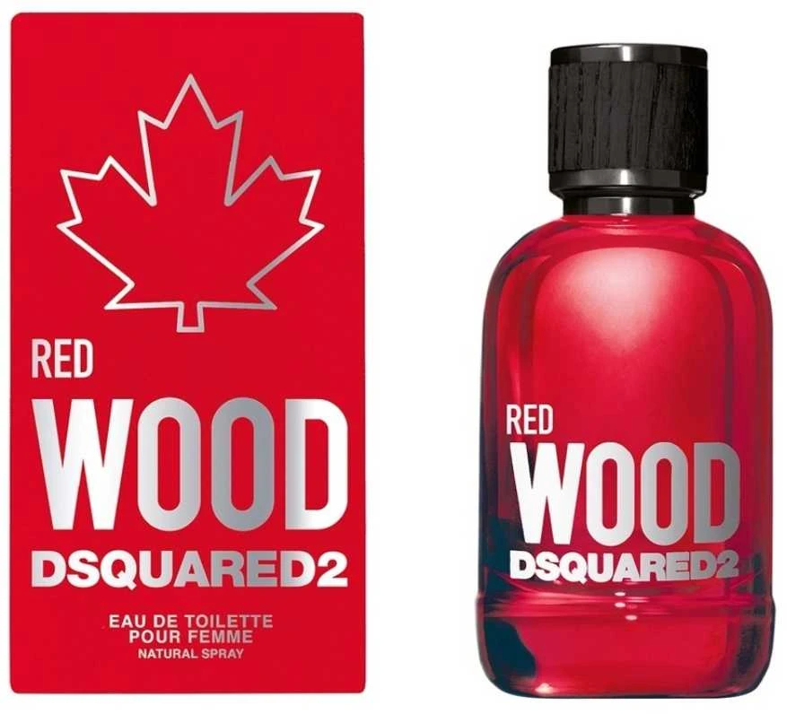Dsquared2 Raudona Wood Pour Femme tualetinis vanduo, purškiamas 30ml