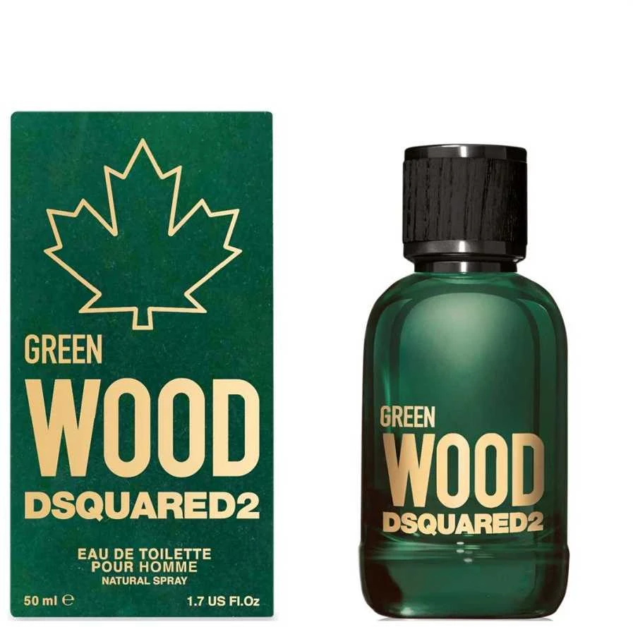 Kvepalai vyrams Dsquared2 Green Wood Pour Homme EDT, 50 ml