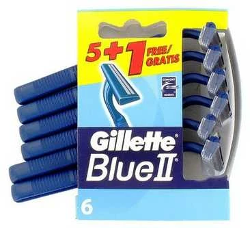 Gillette Mėlyna II 6 vienetai