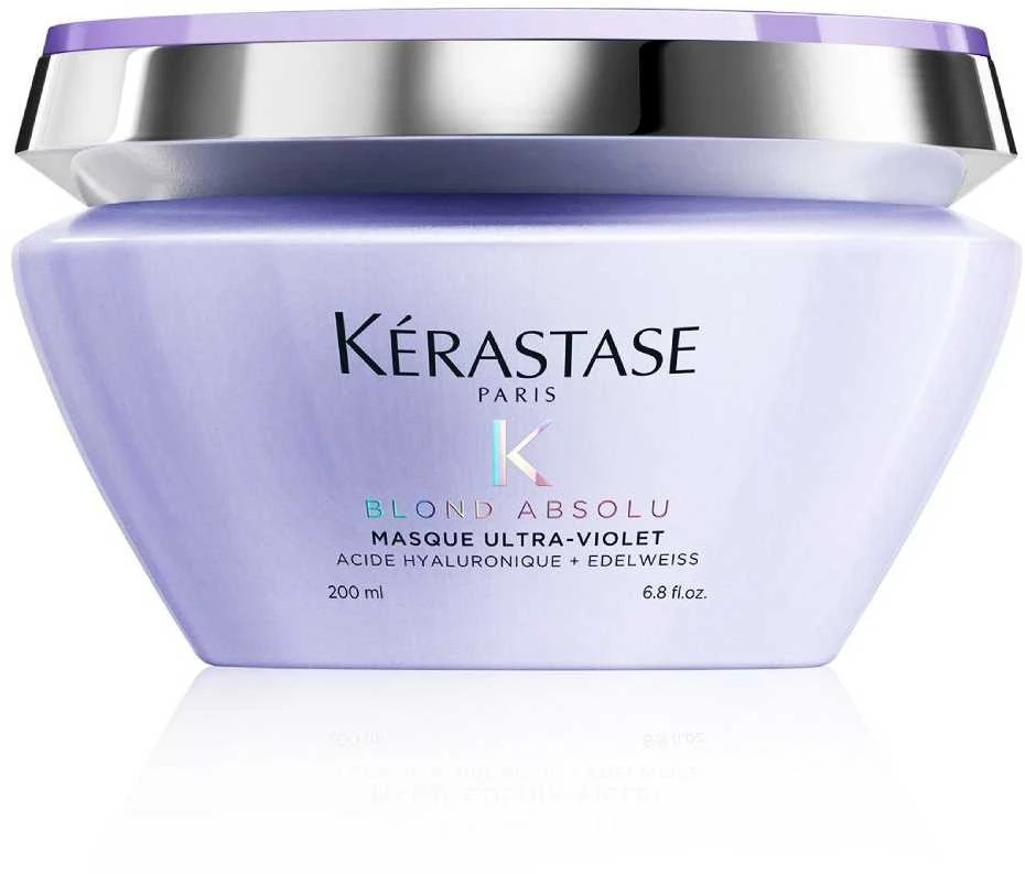 Kaukė su violetiniu pigmentu Kerastase Blond Absulu Masque Ultra-Violet 200ml