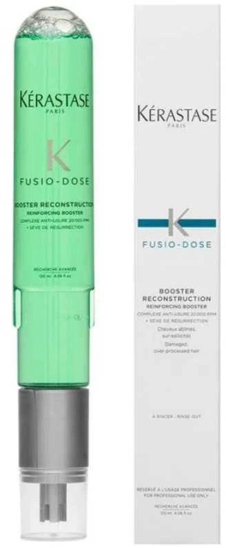 Kérastase Fusio Dose pažeistų plaukų stipriklis (Booster Reconstruction), 120 ml (Pažeista pakuotė)