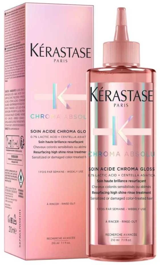 Kérastase Chroma Absolu rūgštinis plaukų tiesinimas „Chroma Gloss“, 210 ml