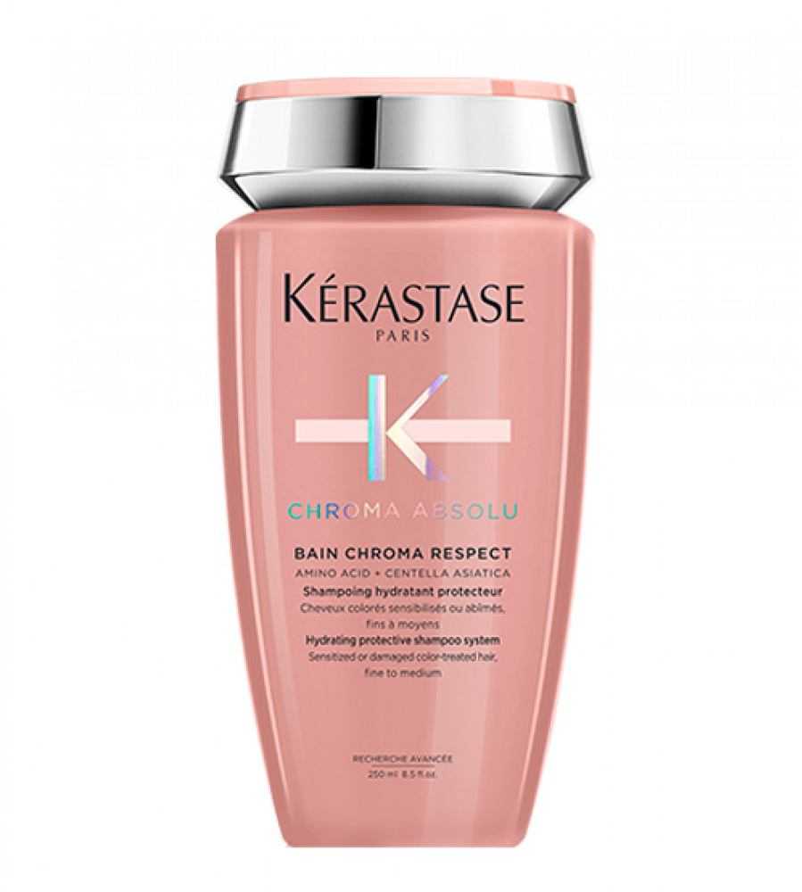 Atkuriamasis apsauginis plaukų šampūnas Kerastase Chroma Absolu Bain Riche Chroma Respect Šampūnas 250ml