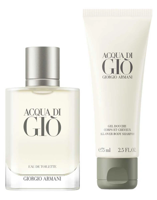 Kvepalų rinkinys vyrams Giorgio Armani Acqua di Gio Pour Homme (EDT, 50 ml + dušo želė, 75 ml)