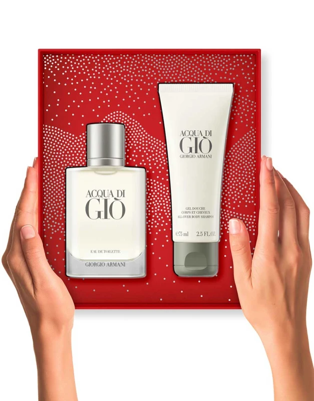 Kvepalų rinkinys vyrams Giorgio Armani Acqua di Gio Pour Homme (EDT, 50 ml + dušo želė, 75 ml)
