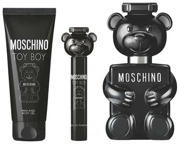 Kvepalų rinkinys vyrams Moschino Toy Boy (EDP, 100 ml + dušo želė, 100 ml + EDP, 10 ml)