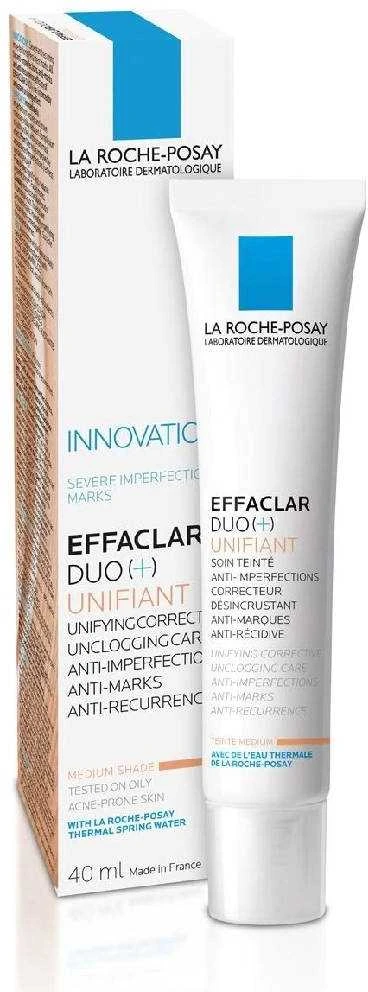 La Roche Posay Effaclar Duo Unifying Medium kremas veidui, 40 ml
