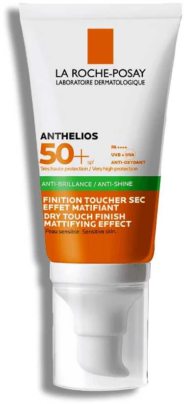 La Roche Posay Anthelios XL Anti-Shine Non-Perfumed Dry Touch Gel-Kreminis SPF 50+ apsauginis gelinis kremas jautriai veido odai, 50 ml