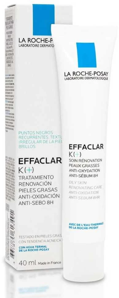 La Roche Posay Effaclar K+ veido kremas riebiai odai, 40 ml