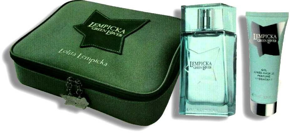 rinkinys vyrams Tualetinis vanduo Lolita Lempicka Žalias Lover M 100ml + As 75ml