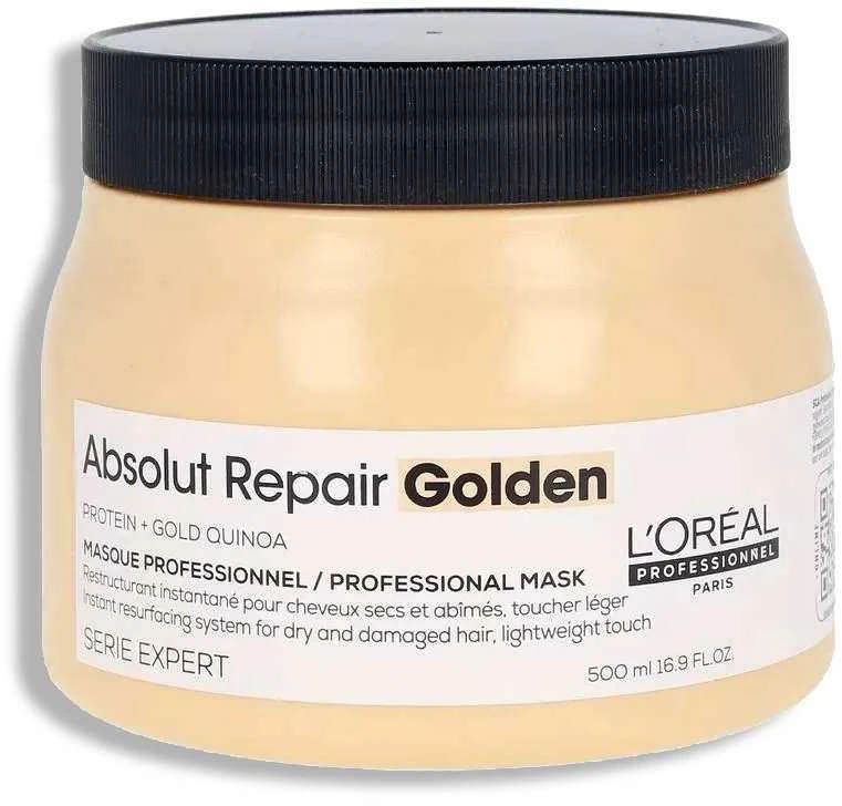 Auksinė plaukus atkurianti kaukė L'oreal Professionnel Absolut Repair Golden Mask 500ml