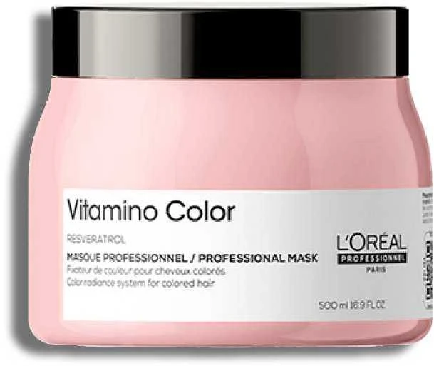 Spalvos spindesį atkurianti kaukė L‘oreal Professionnel Vitamino Color Mask 500ml