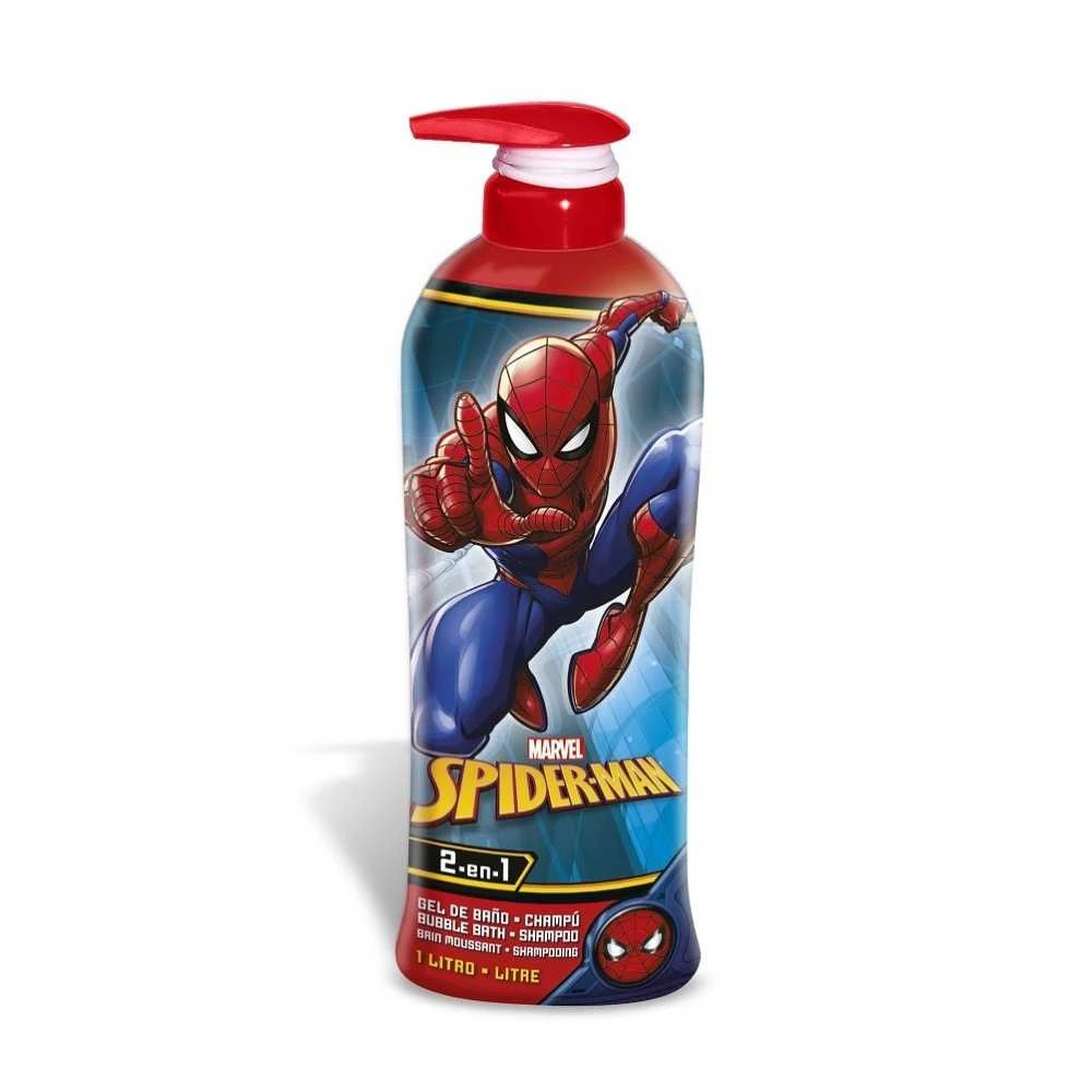Marvel Spiderman 2 in 1 Dušo želė & Šampūnas dušo želė-šampūnas vaikams, 1000 ml