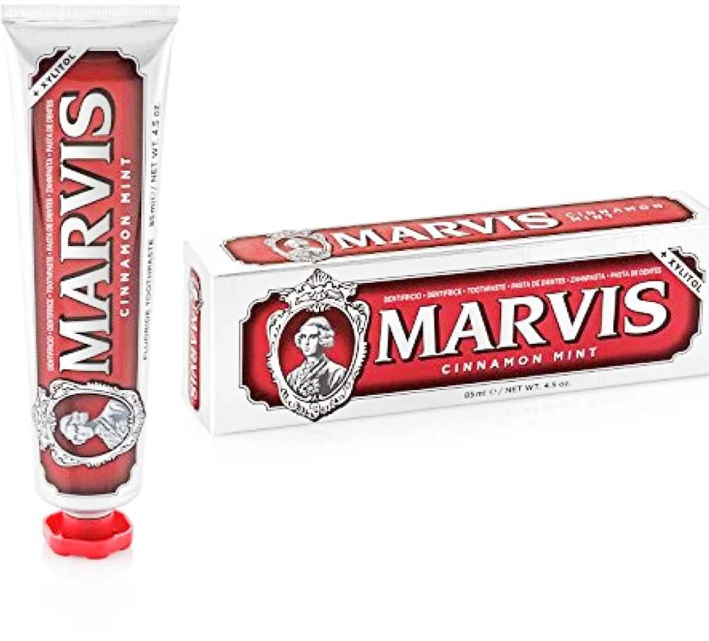 Marvis Cinnamon Mint Cinamono ir mėtų skonio dantų pasta, 85 ml