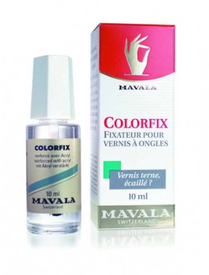 "Mavala Colorfix" stiprus lankstus viršutinis nagų lako sluoksnis 10ml