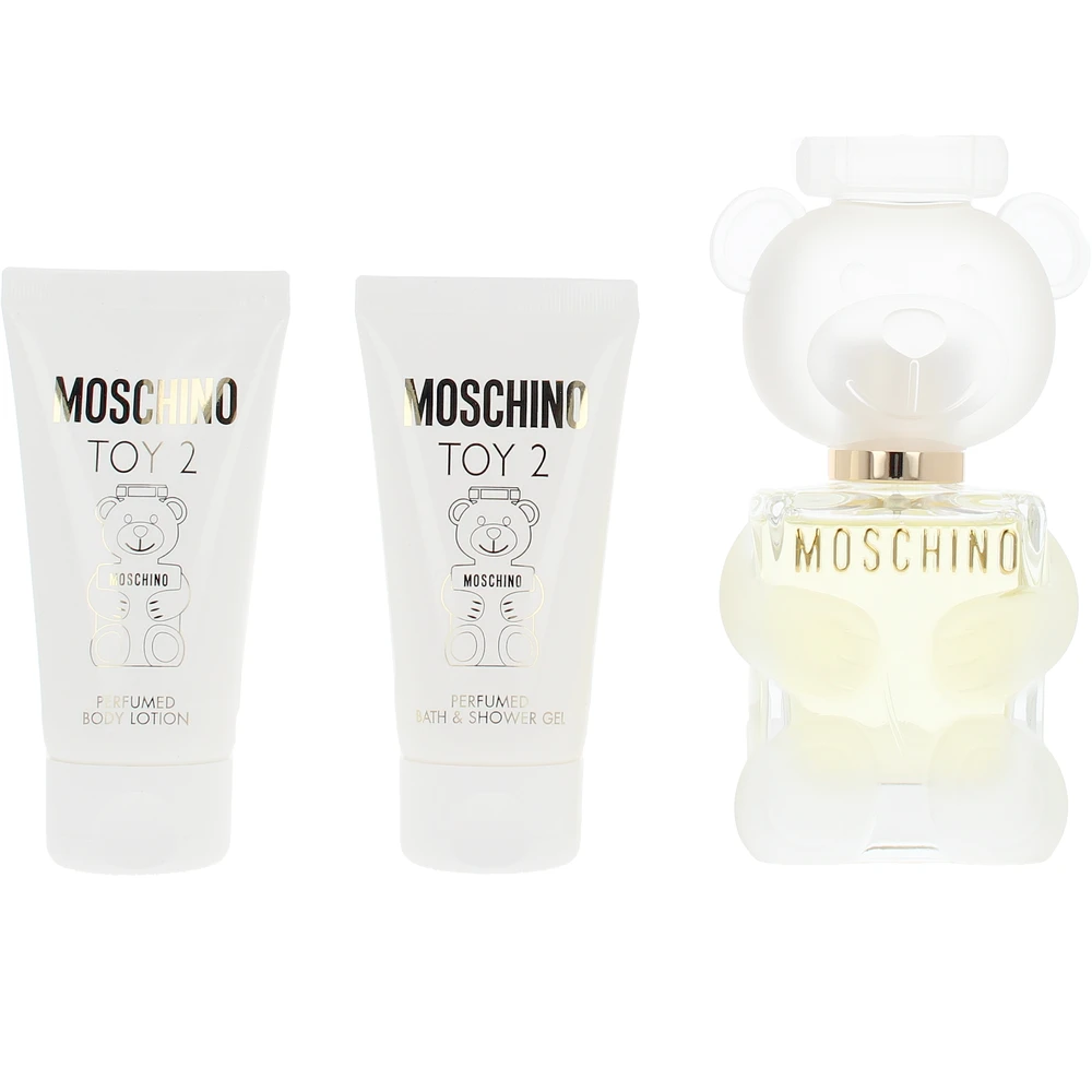 Moschino Toy 2 rinkinys moterims (EDP, 50 ml + kūno losjonas, 50 ml + dušo gelis, 50 ml)