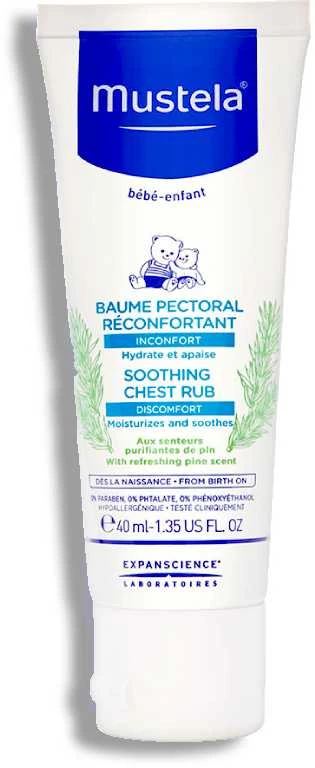 "Mustela" raminamasis krūtinės kremas 40ml