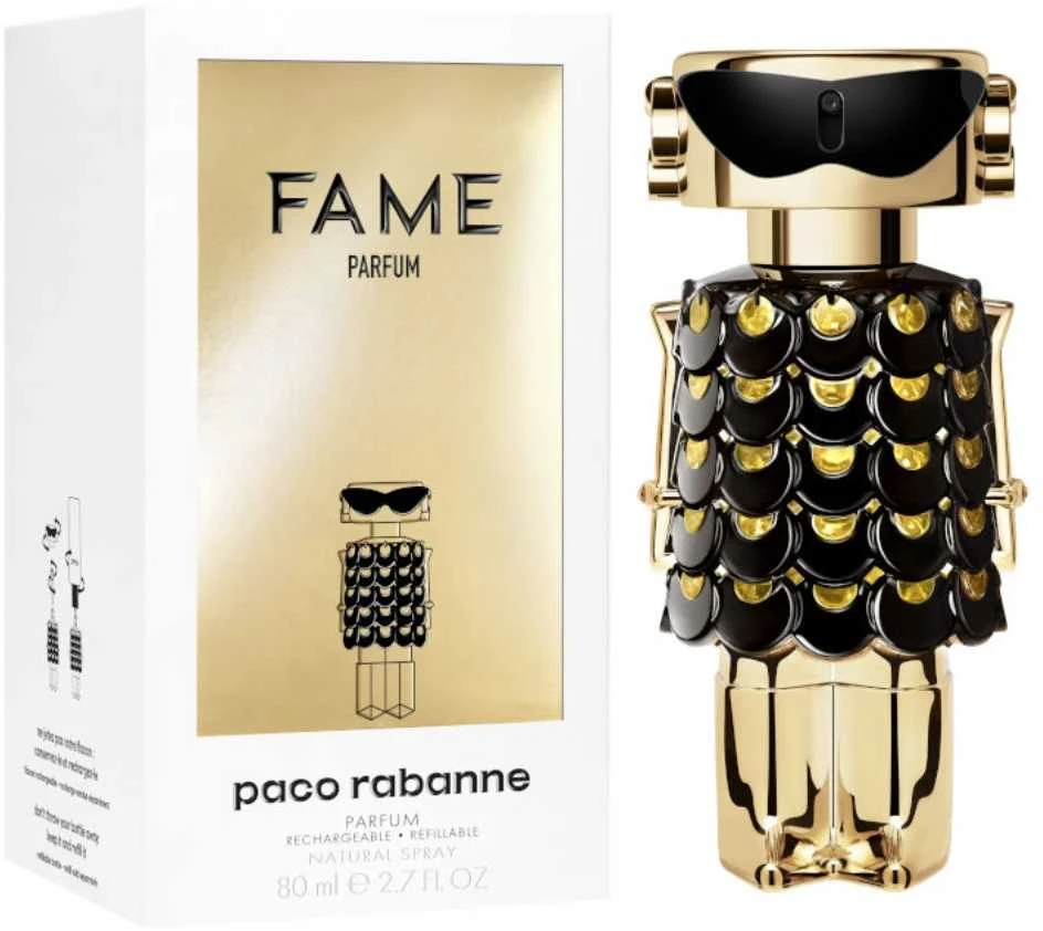 Kvepalai su papildymo funkcija Paco Rabanne Fame Parfum Eau De Perfume Purškiklis 80ml