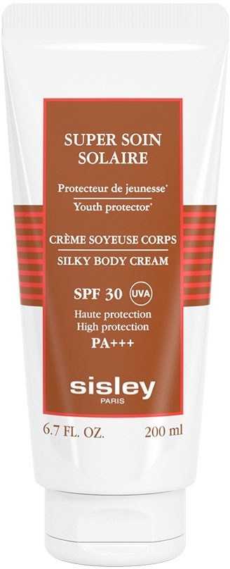 Sisley Apsauginis kremas nuo saulės SPF 30 Super Soin Solaire ("Silk y Body Kreminis") 200 ml