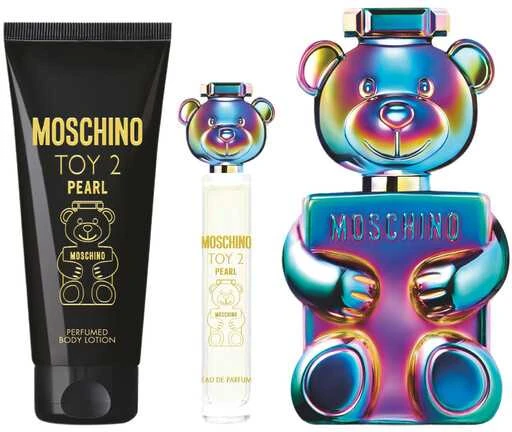 Unisex dovanų rinkinys Moschino Toy 2 Pearl, EDP 100 ml + kūno losjonas 100 ml + EDP 10 ml