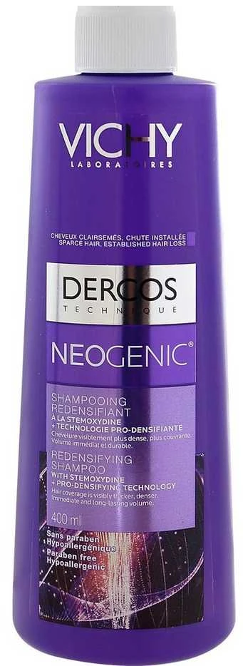 "Vichy Dercos Neogenic Redensifying Šampūnas" plaukų tankį atkuriantis šampūnas 400ml