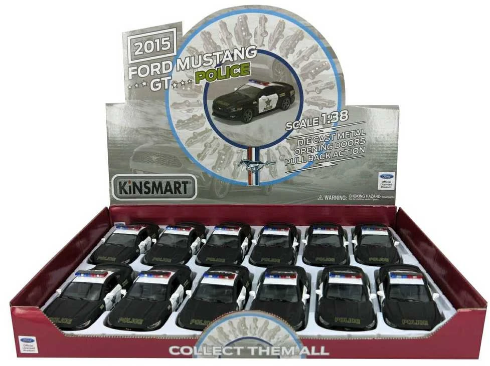 Kinsmart 2015 Ford Mustang GT (Police)