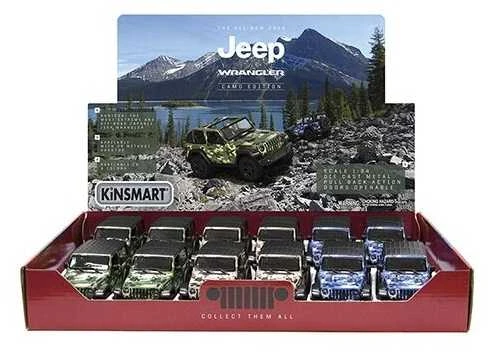 Kinsmart 2018 Jeep Wrangler Camo (Hard Top)