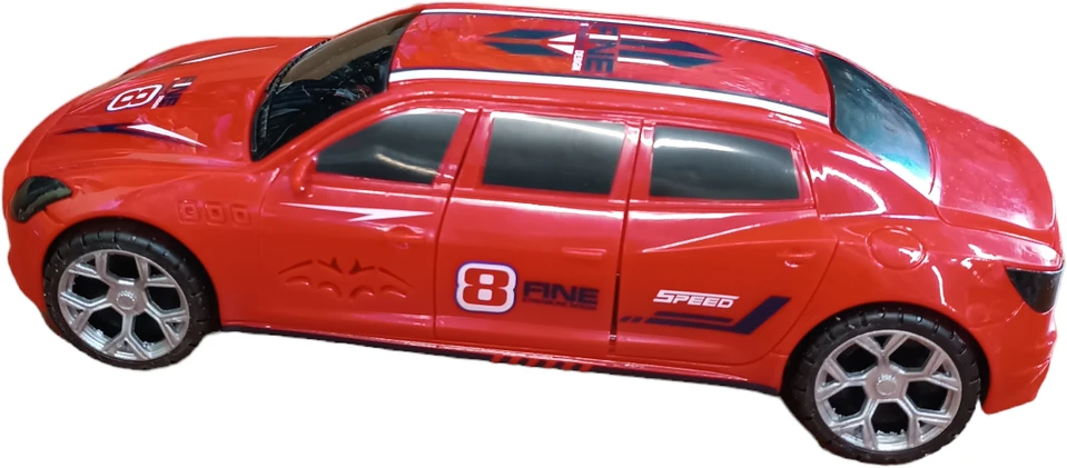 Automobilis su garsais ir šviesomis