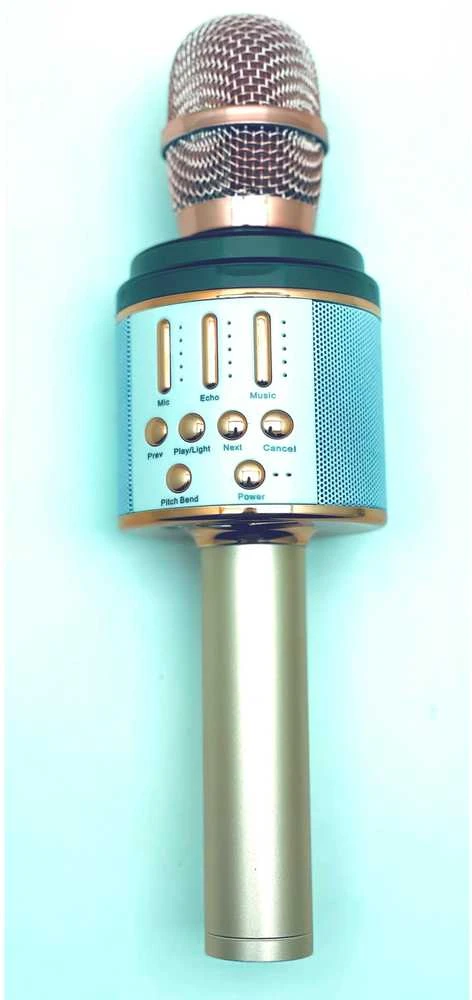Belaidis Bluetooth Karaoke mikrofonas K068 Su šviesos efektais