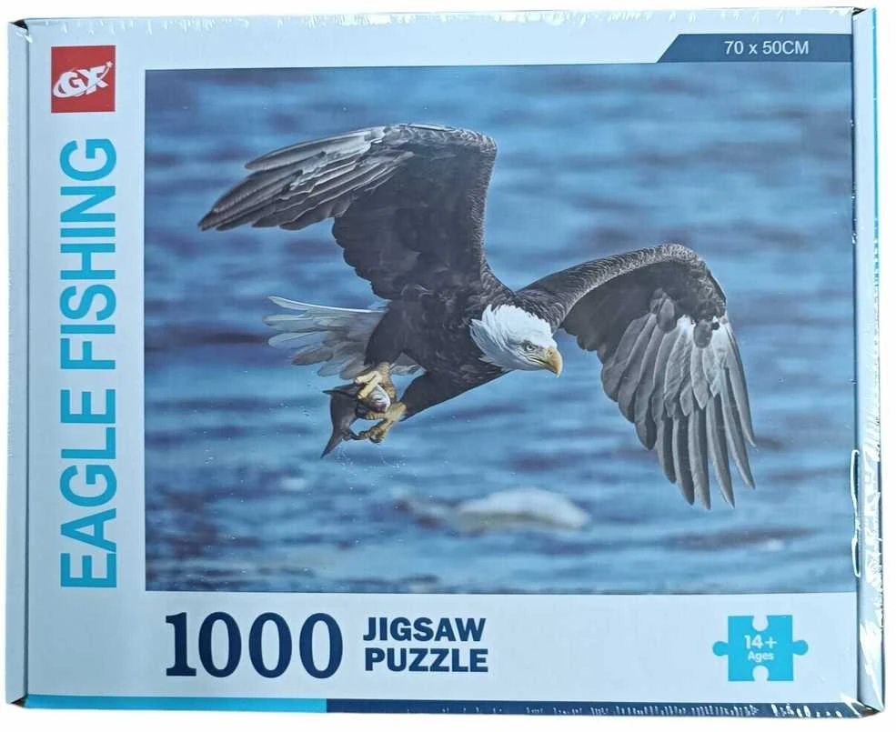 Dėlionė Jigsaw Puzzle Eagle Fishing, 1000 det